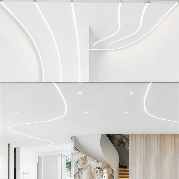 Flexible Aluminum LED Channel SuperlightingLED P5615 3 Piece Silver-6