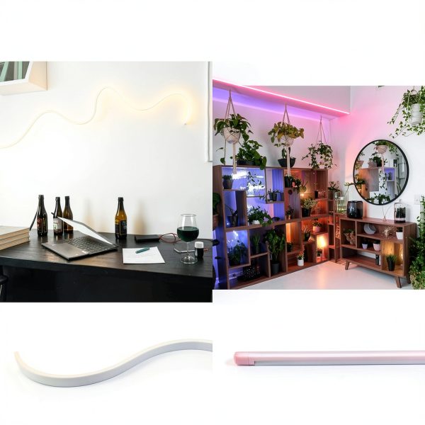 Shine Decor 3.3FT Aluminum Neon Track 10 Pack Straight Channel-3