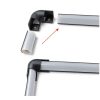 HAMRVL LED Channel Corner Connector 45x45mm Black 90° Aluminum-1