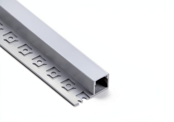 YeaLunong LED Channel 3.3FT Silver Aluminum Milky Diffuser-1