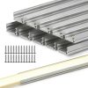 Shine Decor LED Neon Rope Light Track 10 Pack Bracket for 10x4.5mm-0