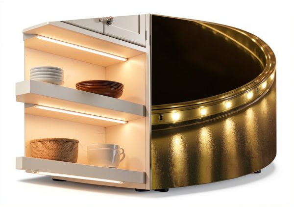 DEIGCYU LED Aluminum Channel U‑Shape 12mm Fit with Milky Diffuser 10-4