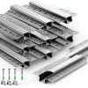Glooglitter LED Diffuser Channel 0.49" White 10‑Pack Aluminum-0