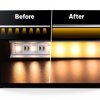 DEIGCYU LED Aluminum Channel U‑Shape 12mm Fit with Milky Diffuser 10-5