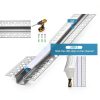 Glooglitter LED Diffuser Channel 0.49" White 10‑Pack Aluminum-3