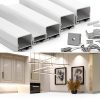 Muzata U116 Aluminum LED Channel 10Pack Silver Hanging Mount-0