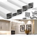 Muzata U116 Aluminum LED Channel 10Pack Silver Hanging Mount-0