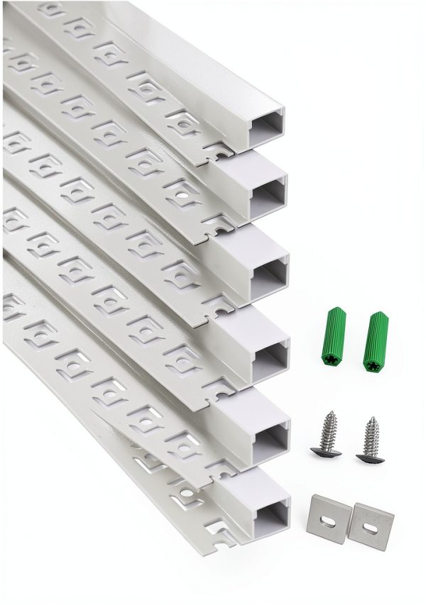 YeaLunong LED Channel 3.3FT Silver Aluminum Milky Diffuser-3