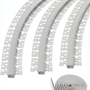 Flexible Aluminum LED Channel SuperlightingLED P5615 3 Piece Silver-0