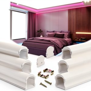 Muzata U108 White LED Channel 20mm 10Pack*3.3FT Spotless Diffuser-0