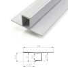 Shuwea Aluminum LED Channel T Shape 10Pack White 1m-4