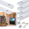 Muzata LED Aluminum Channel U1SW Spotless Waterproof 16mm x 12mm-0