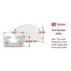 80/20 10 Series 1 Inch T Slot Extrusion 36 in Length Anodized-5