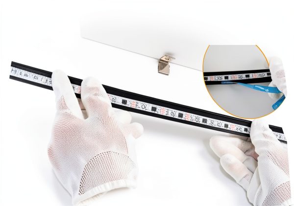 Muzata V Shape LED Aluminum Channel 10pcs 6.6ft Milky White Diffuser-5
