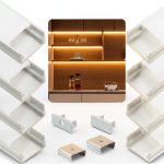 DEIGCYU LED Aluminum Channel U‑Shape 12mm Fit with Milky Diffuser 10-0