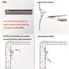 Besseto Plaster LED Channel 12mm Aluminum Profile with Diffuser Kit-3