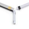 Sunny Wood Aluminum Channel 6.56FT with PC Cover - V Shape Track-4
