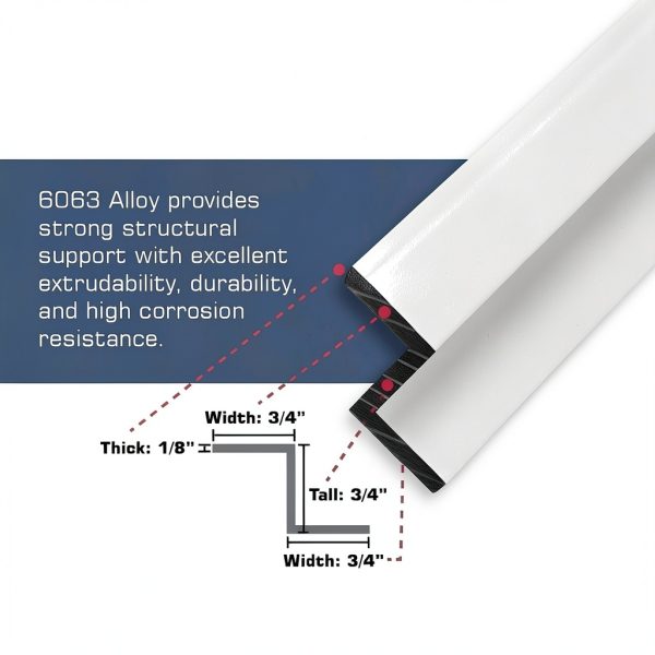 Randall Manufacturing Aluminum Channel M-740 Clear 4 FT & 6 FT-2