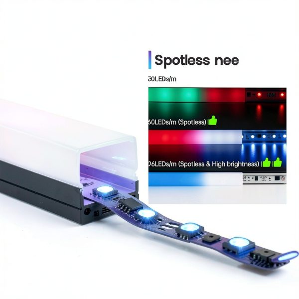 Muzata U116 Aluminum LED Channel 10Pack Silver Hanging Mount-3