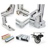 Kwweeoo 20120 T Slot Aluminum Extrusion 250mm Silver Linear Rail Frame-3