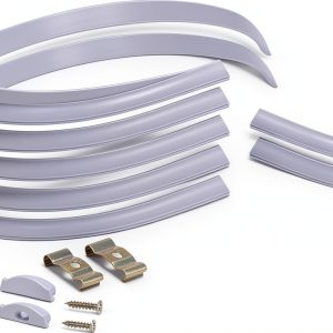 Muzata U106 LED Channel Aluminum Profile Flexible 6in Bend 10-Pack-0
