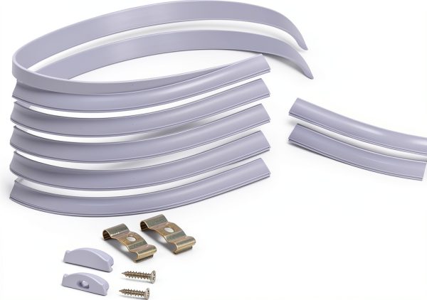 Muzata U106 LED Channel Aluminum Profile Flexible 6in Bend 10-Pack-0