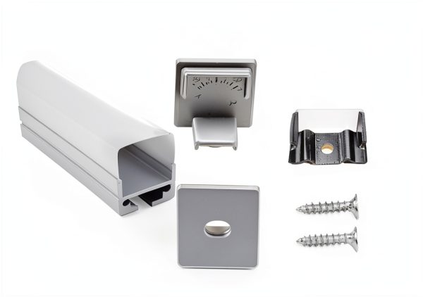 Muzata U116 Aluminum LED Channel 10Pack Silver Hanging Mount-6
