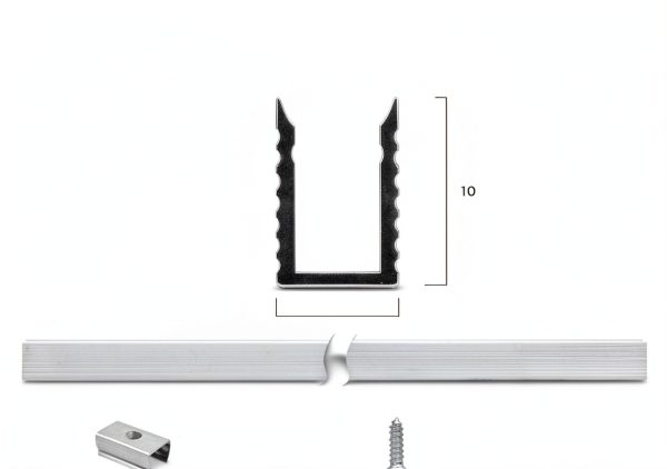 Shine Decor 3.3FT Aluminum Neon Track 10 Pack Straight Channel-1