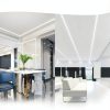 YeaLunong LED Channel 3.3FT Silver Aluminum Milky Diffuser-6