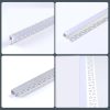 LED Channel 6 Pack Trimless Aluminum Profile with Milky Diffuser HQZM-4