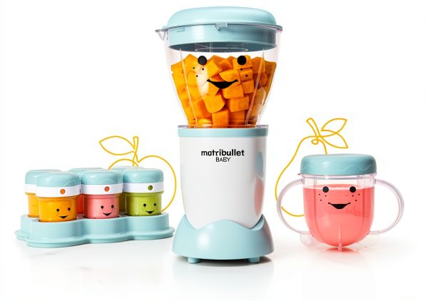 NutriBullet NBY-50100 Baby Complete Food-Making System, 32-Oz, White, Blue, Clear-2