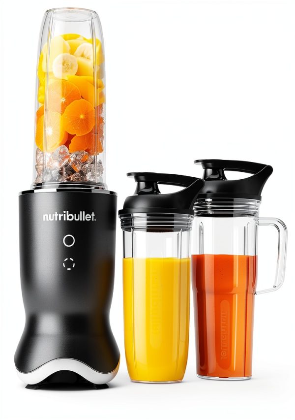 NutriBullet Ultra Personal Blender NB50500 32oz Gunmetal Gray 1200W-0