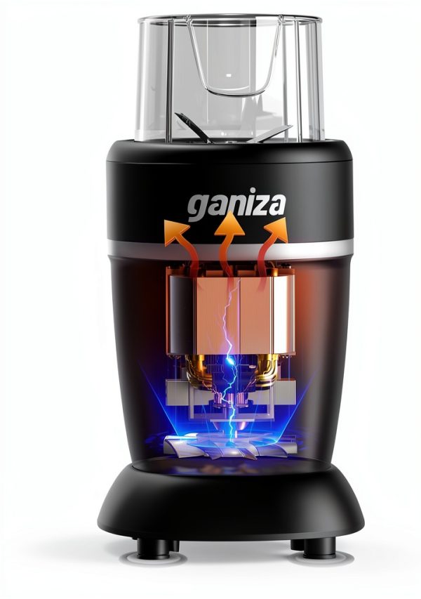 Ganiza Blender for Smoothies, 14 Pcs Smoothie Blender for Kitchen, Max 1300W Portable Blenders for Shakes Ice Crushing Grinding & More with 2 X 37 oz, 23 oz Cups, Perfect for Home & On - the - Go-3