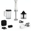 KitchenAid Go Cordless Hand Blender with Accessories - battery included, KHBRV75, Porcelain White-1