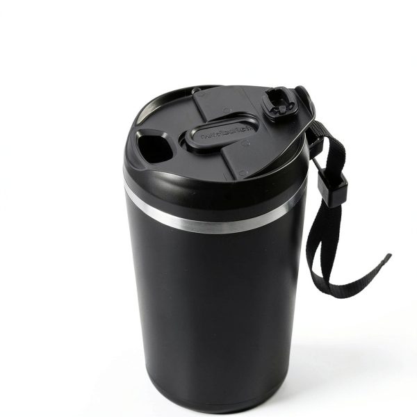 nutribullet Flip Portable Blender with Insulated Cup, Cordless, Black, NBPB50350AK-9