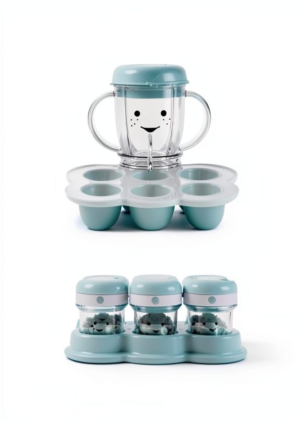 NutriBullet NBY-50100 Baby Complete Food-Making System, 32-Oz, White, Blue, Clear-9