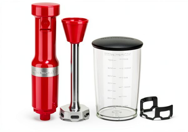 KitchenAid Variable Speed Corded Hand Blender KHBV53, Empire Red-2