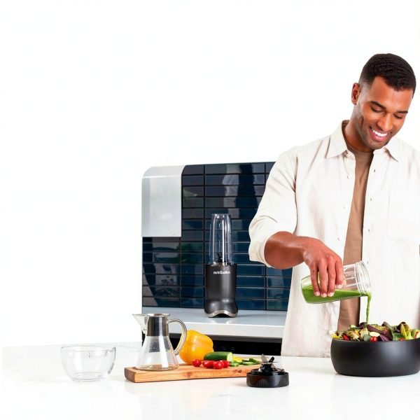 NutriBullet Ultra Personal Blender NB50500 32oz Gunmetal Gray 1200W-8