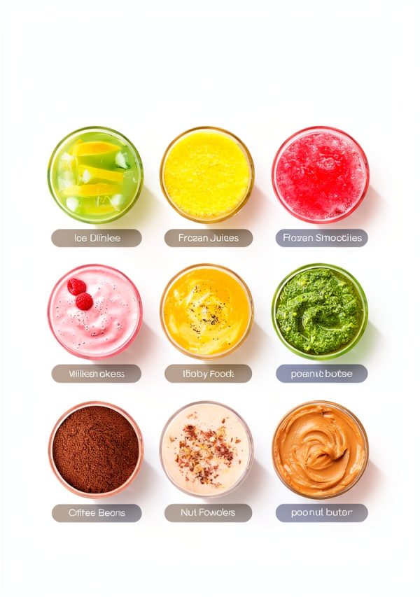 Ganiza Blender for Smoothies, 14 Pcs Smoothie Blender for Kitchen, Max 1300W Portable Blenders for Shakes Ice Crushing Grinding & More with 2 X 37 oz, 23 oz Cups, Perfect for Home & On - the - Go-1