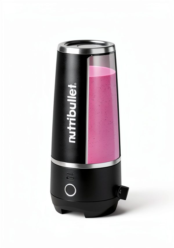 nutribullet Flip Portable Blender with Insulated Cup, Cordless, Black, NBPB50350AK-2