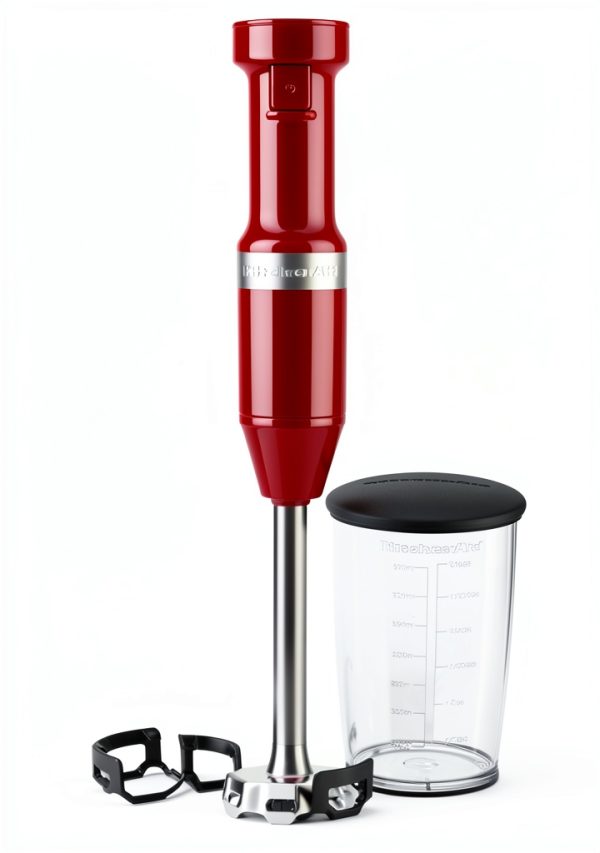 KitchenAid Variable Speed Corded Hand Blender KHBV53, Empire Red-1
