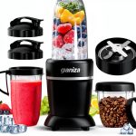 Ganiza Blender for Smoothies, 14 Pcs Smoothie Blender for Kitchen, Max 1300W Portable Blenders for Shakes Ice Crushing Grinding & More with 2 X 37 oz, 23 oz Cups, Perfect for Home & On - the - Go-0