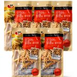 Korean Grilled Squid with Peanut Butter Flavor - Dried Seafood Snack,-0