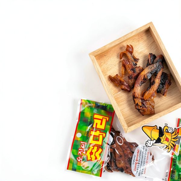 CUTIE MANGO Dried Squid Short Legs Original Flavor 0.7oz x 5 Pack-2